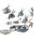 Ogor Mawtribes - 4x Mournfang Pack - teilweise bemalt