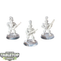 Empire of Man - 3x Empire Marksmen Hand Gunners - grundiert
