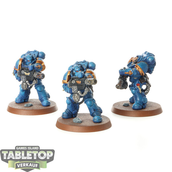 Space Marines - 3x Primaris Eradicators - bemalt