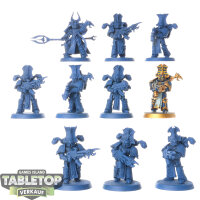 Thousand Sons - 10x Rubric Marines - teilweise bemalt