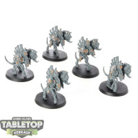 Tyraniden - 5 x Barbgaunts - teilweise bemalt