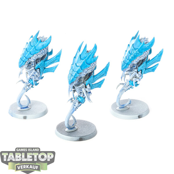 Tyraniden - 3 x Zoanthropes - teilweise bemalt