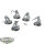 Necrons - 5 x Flayed Ones - unbemalt