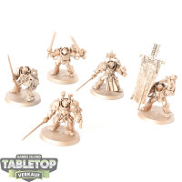 Grey Knights - 5x Grey Knights Paladins - grundiert
