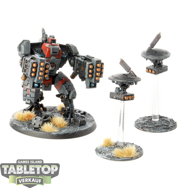 Tau Empire - XV88 Broadside Battlesuit - bemalt