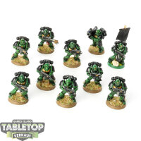 Space Marines - 10 Tatical Marines klassisch - bemalt