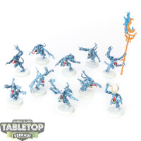 Disciples of Tzeentch - 10 Pink Horrors - teilweise bemalt