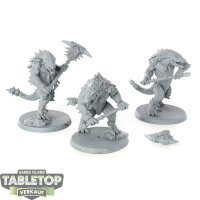 Seraphon - 3 Kroxigor Warspawned - grundiert
