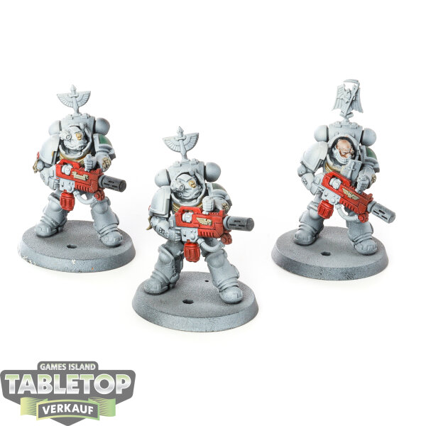 Dark Angels - 3 Primaris Eradicators - teilweise bemalt
