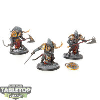 Slaves to Darkness - 3 Ogroid Theridons - bemalt