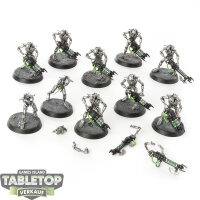 Necrons - 10 Necron Warriors - teilweise bemalt