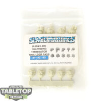 Dark Angels - 9 Deathwing Terminator Schoulder Pads - im...
