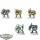 Orks - 5x Ork Lootas - teilweise bemalt