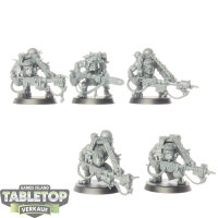 Orks - 5x Ork Burna Boyz - unbemalt