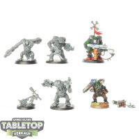 Orks - 5x Ork Nobz - unbemalt