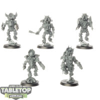 Orks - 5x Ork Stormboyz - teilweise bemalt