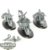 Orks - 3x Ork Warbiker Mob - unbemalt
