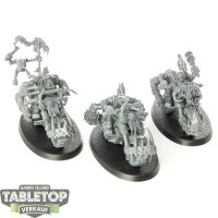 Orks - 3x Ork Warbiker Mob - unbemalt
