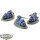 Space Marines - 3 x Outriders - bemalt