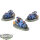 Space Marines - 3 x Outriders - bemalt