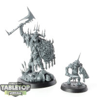 Orruk Warclans - Killaboss with Stab-grot - unbemalt