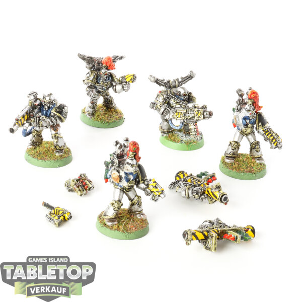 Chaos Space Marines - 5 x Havocs klassisch - bemalt