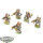 Chaos Space Marines - 5 x Chaos Terminators klassisch - bemalt