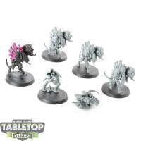 Tyraniden - 5 x Barbgaunts - teilweise bemalt