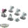 Tyraniden - 5 x Barbgaunts - teilweise bemalt