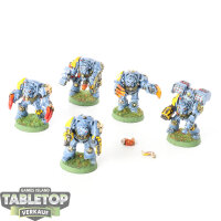 Space Wolves - 5 x Terminators klassisch - bemalt