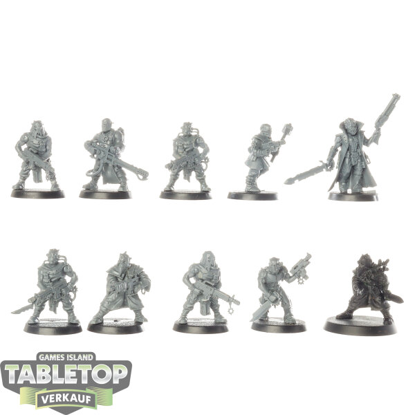 Chaos Space Marines - 10x Chaos Cultists klassisch - teilweise bemalt