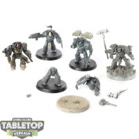 Space Wolves - 5x Wolf Guard Terminators - teilweise bemalt