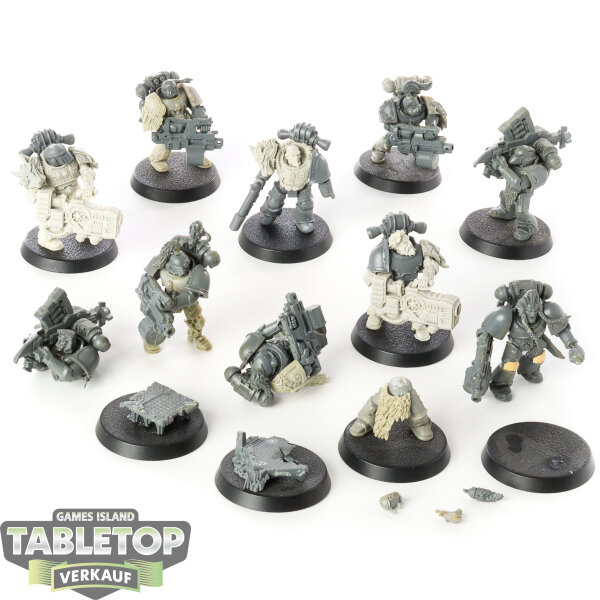 Space Wolves - 10x Grey Hunters - unbemalt