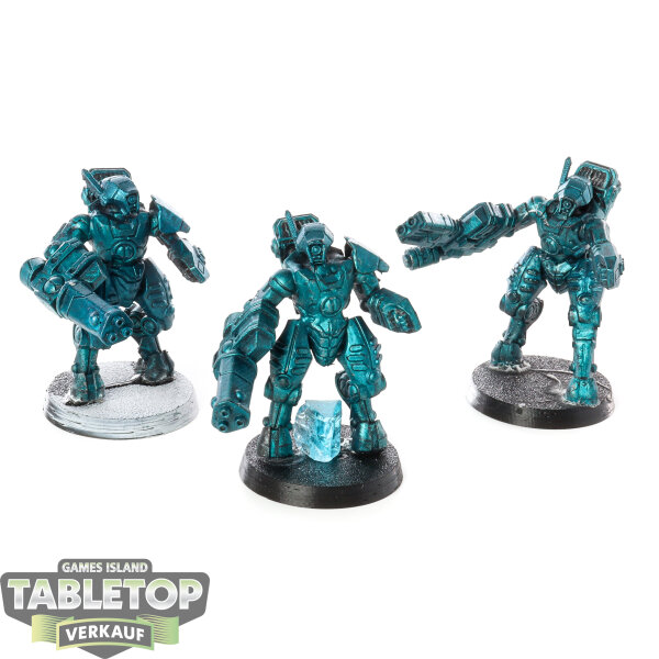 Miniaturen - 3 Stealth Battlesuits (Alternative) - grundiert