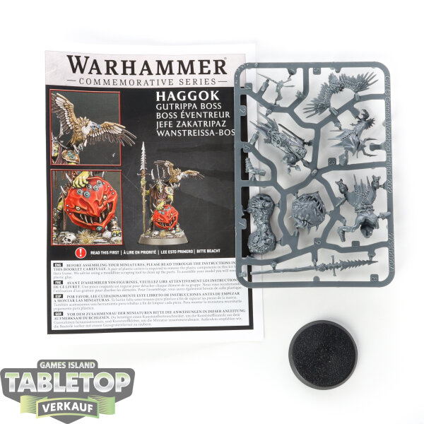 Orruk Warclans - Haggok Gutrippa Boss - im Gussrahmen
