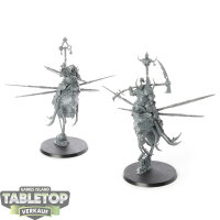 Maggotkin of Nurgle - 2 Pusgoyle Blightlords - unbemalt