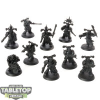 Chaos Space Marines - 10 Legionaries - grundiert