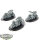 Space Marines - 3 x Outriders - unbemalt