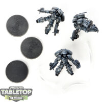 Space Marines - 3 x Primaris Inceptors - teilweise bemalt