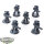 Space Marines - 6 x Primaris Hellblasters - teilweise bemalt