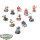 Chaos Space Marines - 11x Chaos Cultists - teilweise bemalt