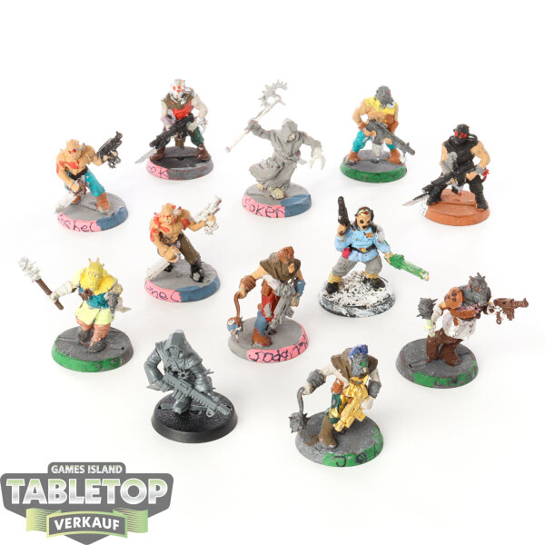 Chaos Space Marines - 12x Chaos Cultists - teilweise bemalt