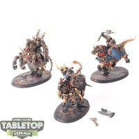 Slaves to Darkness - 3x Varanguard - bemalt