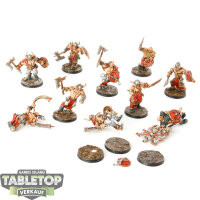 Slaves to Darkness - 10x Chaos Marauders - bemalt