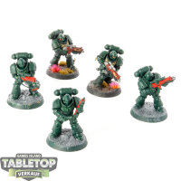 Dark Angels - 5x Intercessors - bemalt