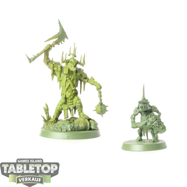 Orruk Warclans - Killaboss with Stab-grot - grundiert