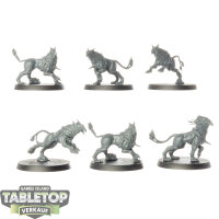 Stormcast Eternals - 6x Gryph-hounds - unbemalt
