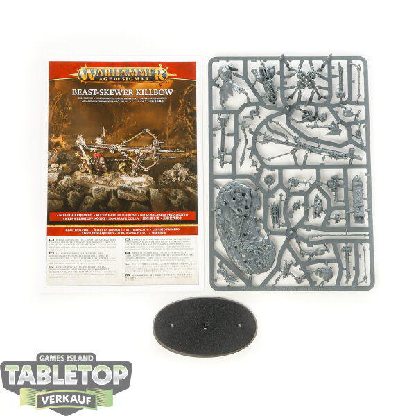 Orruk Warclans - Beast-skewer Killbow - im Gussrahmen