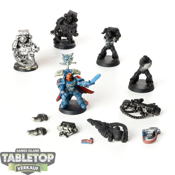Space Wolves - 5 x Devastator Squad klassisch - teilweise bemalt