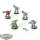 Space Marines - 5 x Scouts klassisch - teilweise bemalt